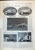 Antique Print 1910 Motor Car Gun-Carrier War Broadley JerrBourbon France Na