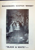 Old Antique Print 1910 Advertisement Buchanan'S Black White Scotch Whisky 20th