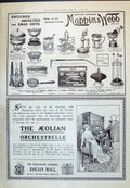 Antique Old Print 1910 Mappin Webb Aeolian Hall Orchestrelle Company London