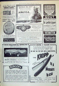 Old 1910 Advertisement Kropp Razor Argyll Benson Watches Bengers Food 20th