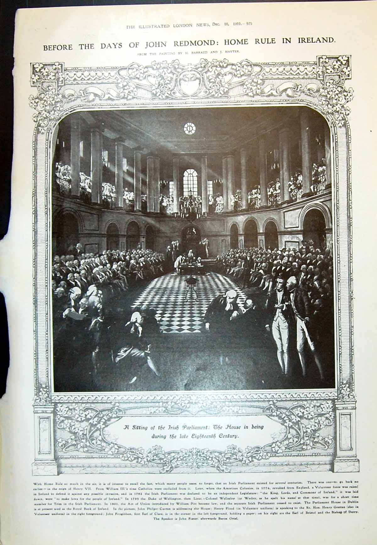 Old 1910 Parliament Ireland Irish Home Rule Christmas Presents Ladies 20th