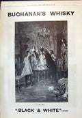 Antique Print 1910 Advertisement Buchanan'S Black White Scotch Whisky Ref.2