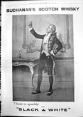 Old Buchanan'S Scotch Whisky Advert Charming Tunic Pianola 1911 033RP 20th