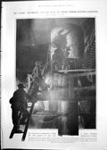Old French Workmen Tube Under River Tunnel Excavations Crete 1911 065RP 20th