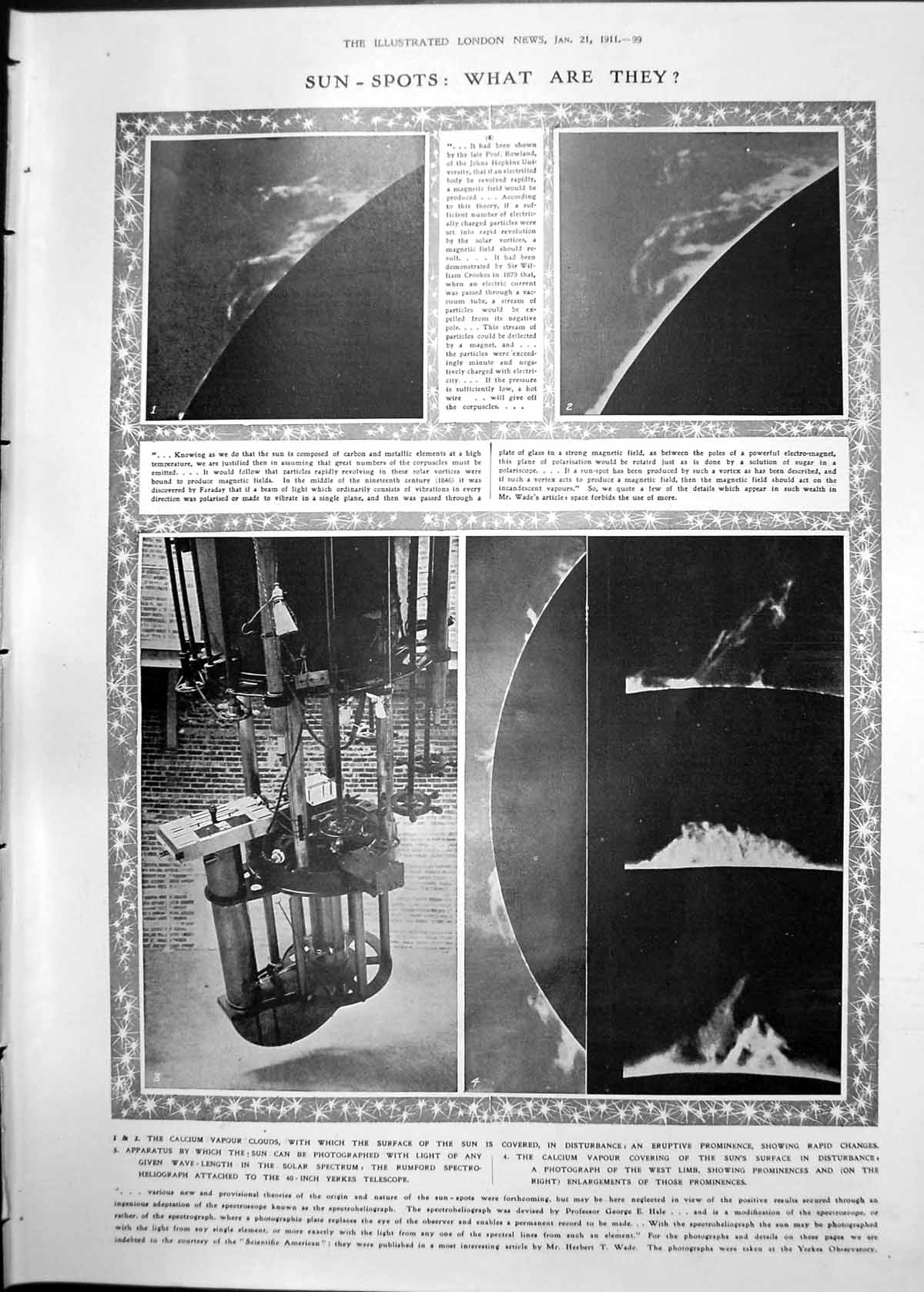 Old Sun Spots What Are They? Dawn Mediterranean Civilisation 1911 099RP 20th