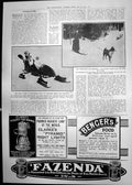 Old Motor Sleigh Aeroplane Engine Propellor Dog Pulled Sled 1911 144P 20th
