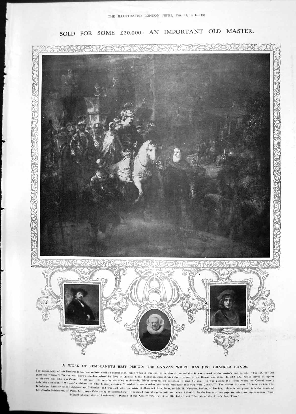 Antique Old Print Rembrandt'S Important Master SCooley Monoplane 1911 191RP 20th