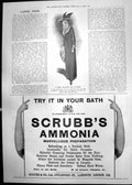 Old Lady Neat Costume Walking Advertisement Scrubb'S Ammonia 1911 214P 20th