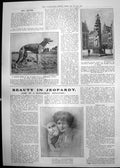 Old Jabberwock Winner Waterloo Dog Racing Cup Statue Bremen 1911 280P 20th