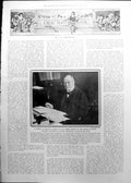 Print Vicount Haldane Cloan Sec. State War Train Bearers His Majesty 1911 451RP