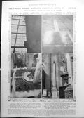 Print St. Sulpice Meridian Line Paris Copper Electrical Census Clerks 1911 461RP
