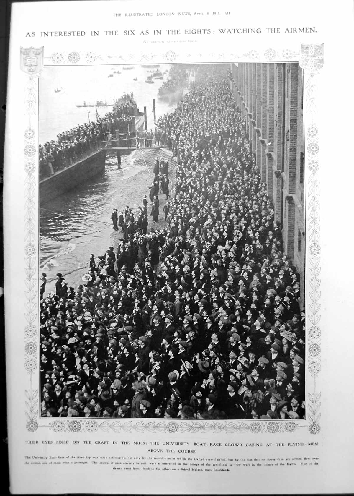 Old University Boat Race Eyes Aeroplane Hare Hunting Argentina 1911 511RP 20th