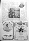 Old Print Jerusalem Supplied Water Sealed Fountain Inauguration 1911 518P 20th