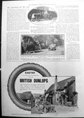 Old Motor Fire Engine New York Elephant Wolseley Delhi Dunlop 1911 526P 20th