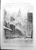 Old Sky-Scraper Joseph Pennell New York Factory Fire Fatal 1911 539RP 20th