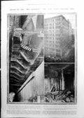 Old New York Sky-Scraper Factory Fire Blue Bird France Players 1911 541RP 20th
