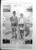 Print Abors Tribe Massacre Williamson Religious Processsion London 1911 567RP