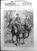 Old The King'S Only Daughter As Horsewoman Princess Mary Riding 1911 641P 20th
