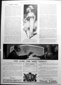 Old Cotton Voile Frock Morning Wear Ladies Advert Sore Throat 1911 658P 20th