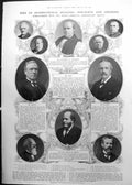 Old Anglo-American Peace Seekers President Diaz Wife Carmelita 1911 689RP 20th
