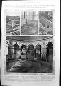 Old Print Archaeology Mosque Omar Festival Empire Scottish Exhibition 1911 697RP