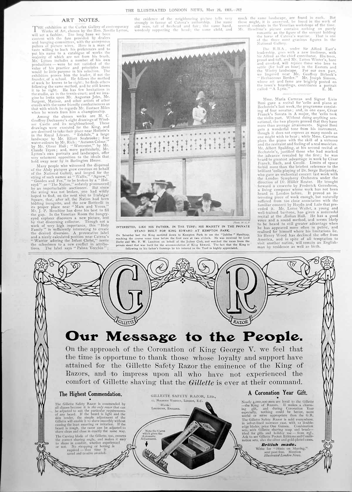 Old His Majesty Private Stand Built Kind Edward Kempton Park 1911 762P 20th