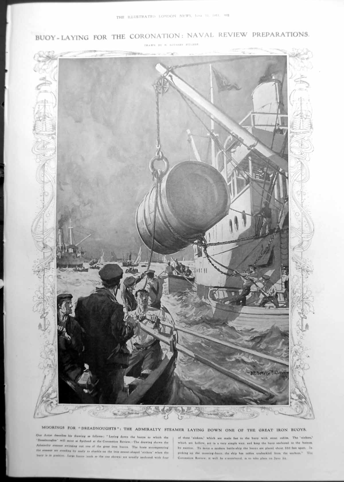 Old Buoy Laying Coronation Review Polynesian Idols Tarianui 1911 893RP 20th