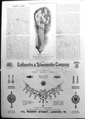 Old Ladies Page Charming Fete Frock Advert Gsmith Jewellery 1911 962P 20th