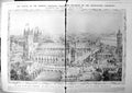 Old Print South Walls Westminster Abbey Wall Showing Interior Damaged 1911 996TP