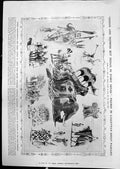 Old Oriental Pageantry Calcutta King Emperor Coal Explosion Tube 1912 20th