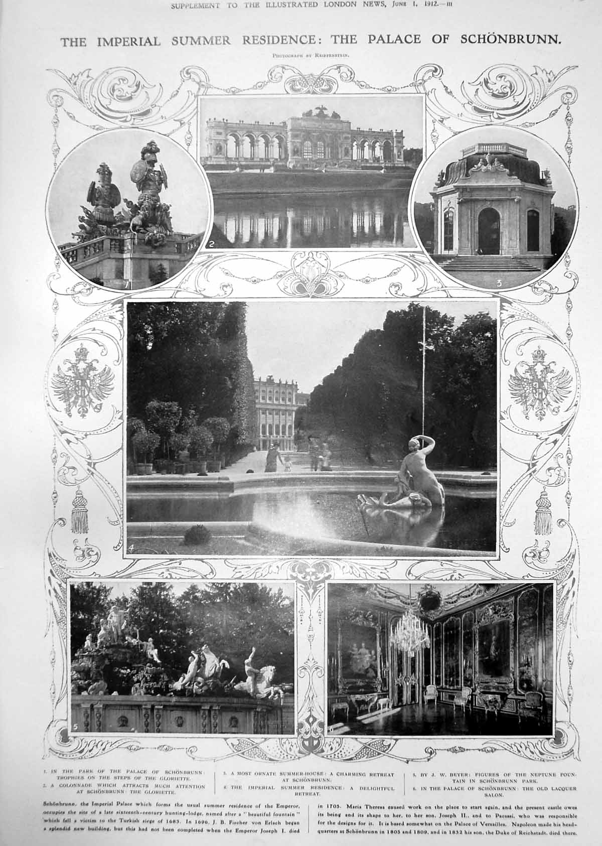 Old Imperial Palace Schonbrunn Emperor Austria Hunting J Neumayer 1912 20th