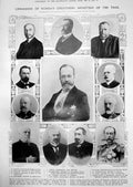 Old Ministers Csar Russia M Sazonoff M Makaroff Rodzianko Davydoff 1912 20th