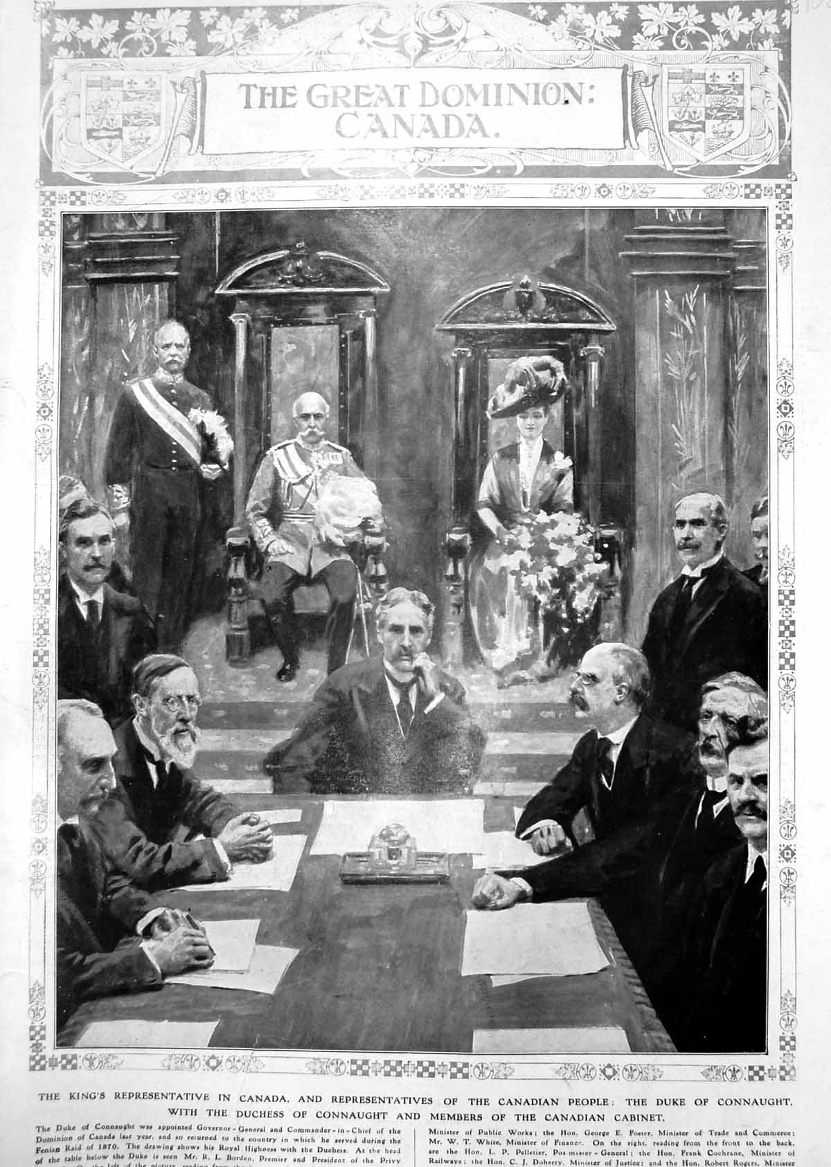 Old Duke Duchess Connaught Canadian Cabinet Winnipeg Home A Nanton 1912 20th