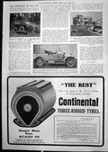 Old Print Mrs Wetherby Williams Humber Two Seater Argyll Car Engine 1912 20th