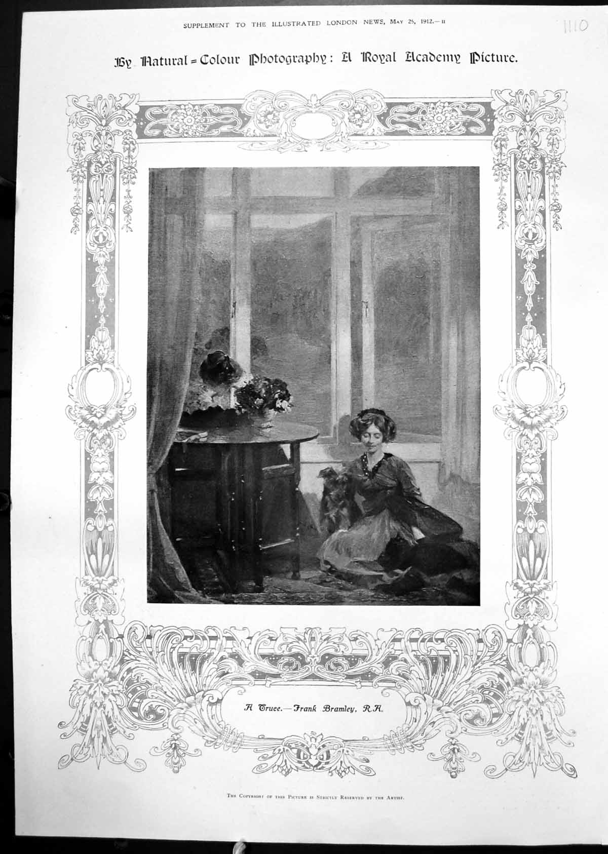 Old Truce Frank Bramley Death Frederick V111 Christian X Denmark 1912