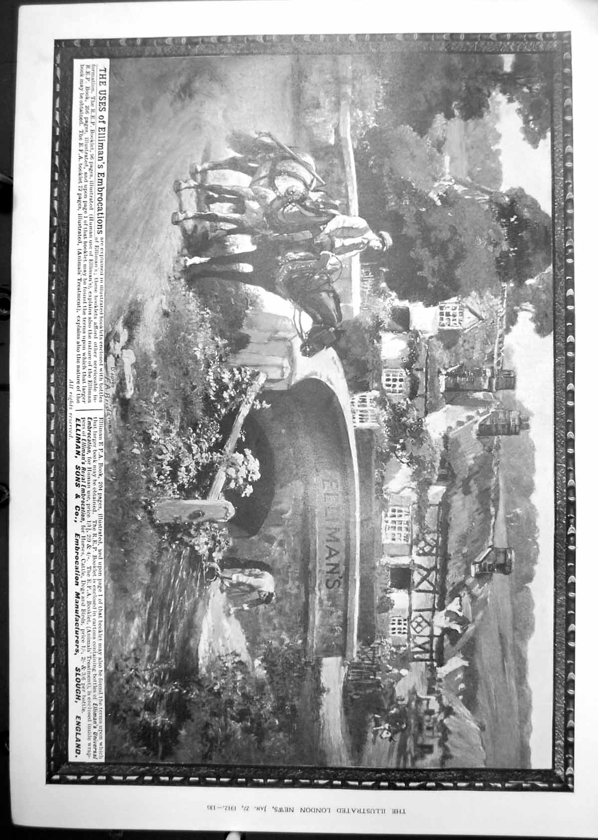 Old Uses Ellimans Embrocations Cedipus Rex Philip Hewland M Harvey 1912 20th