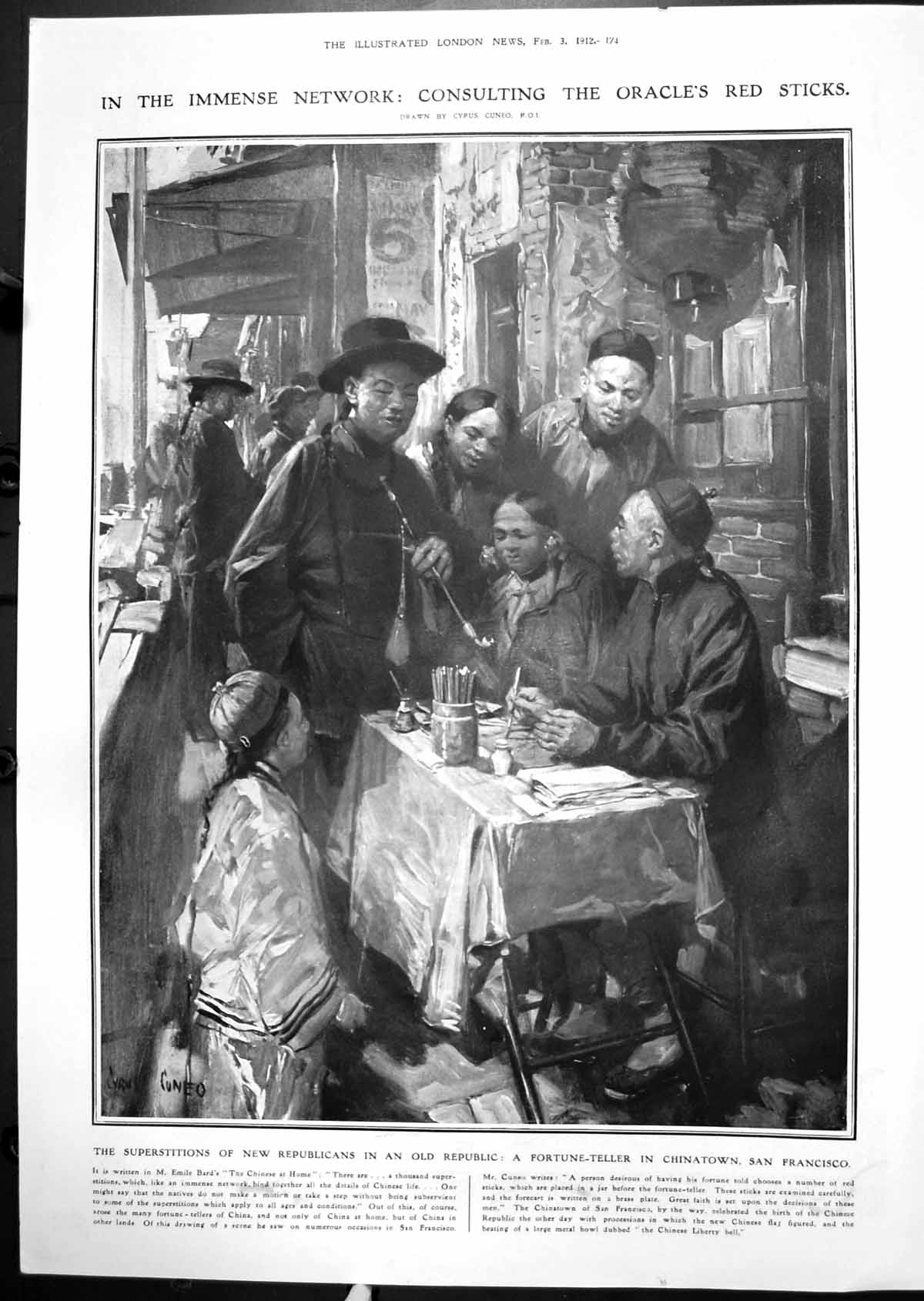 Old Fortune Teller Chinatown San Francisco Save River Bed Rangoon 1912 20th