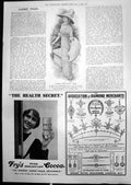 Antique Old Print Frock Riviera Wear Frys Cocoa Assoc Diamond Merchants 1912