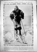 Print Captain Roald Amunsden Skis Leader Expedition Discover South Pole 1912