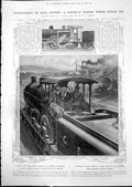 Print Oil Burning Railway Engine Major Lang King Italy Dr Rudolph Diesel1912
