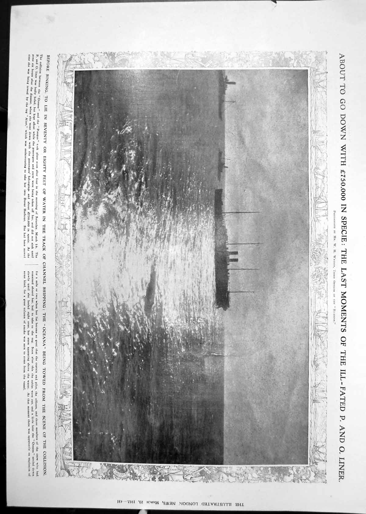 Old Last Moments Ill Fated Oceana Sport Kalahari Desert Mary Ansell 1912 20th
