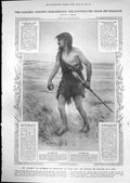 Old Earliest Known Englishman Remains New Panier Dress 18th Century 1912