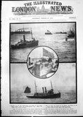 Old Print U S Battle Ship Maine Sinking Havana Harbour Spanish American War1912