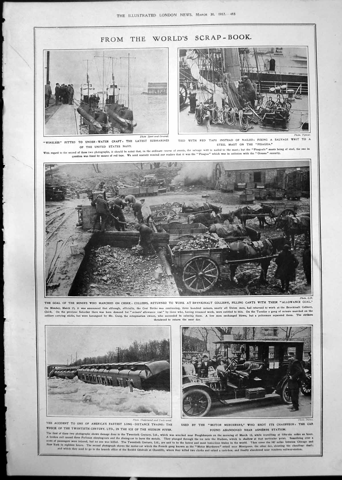 Old Submarines U S Navy Wireless Fitted Memorial Edward Peacemaker 1912 20th