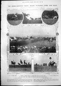 Print Grand National Falls Jerry M Wins Coal Strike Riots Cannock Chase 1912