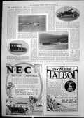 Old Antique Print Boats Monaco Duke Westminsters Ursula Cordon Rouge 1912 20th