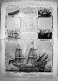 Print Shakespeares England Exhibition Ship Revenge Francis Drake 1912 Damaged