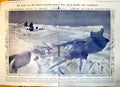 Print Hells Gate Devils Glacier Snow Crevasse South Pole Party 1912 Damaged