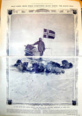 Old South Pole Amunsden Norwegian Flag Sextant Provisions 1912 Damaged 20th