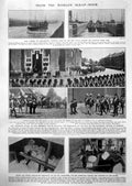 Print Unloading Ice Funeral King Frederick V111 Duchess Sutherland Died 1912